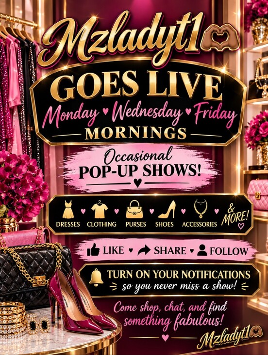 Other - MZLADTY1 🫶🏾 LIVE SHOW NOTIFICATION ✨️
